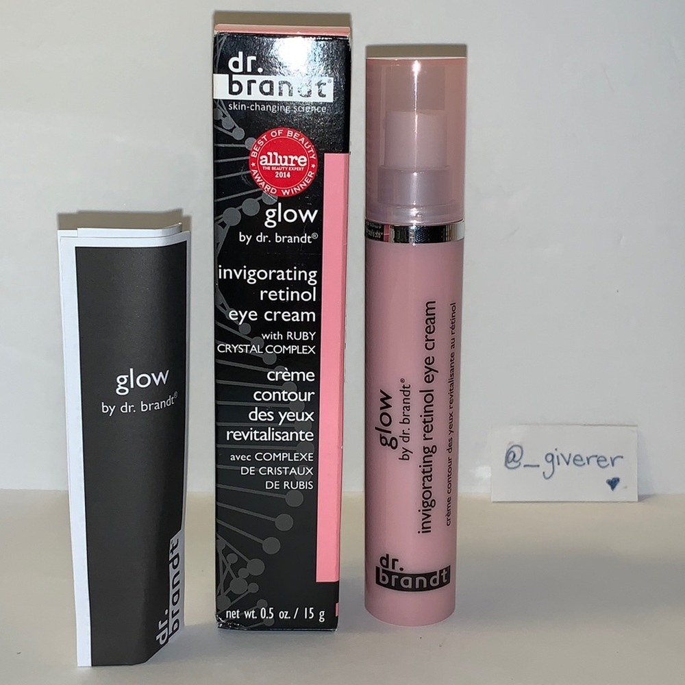 BNIB Dr Brandt Glow Invigorating Retinol Eye Cream